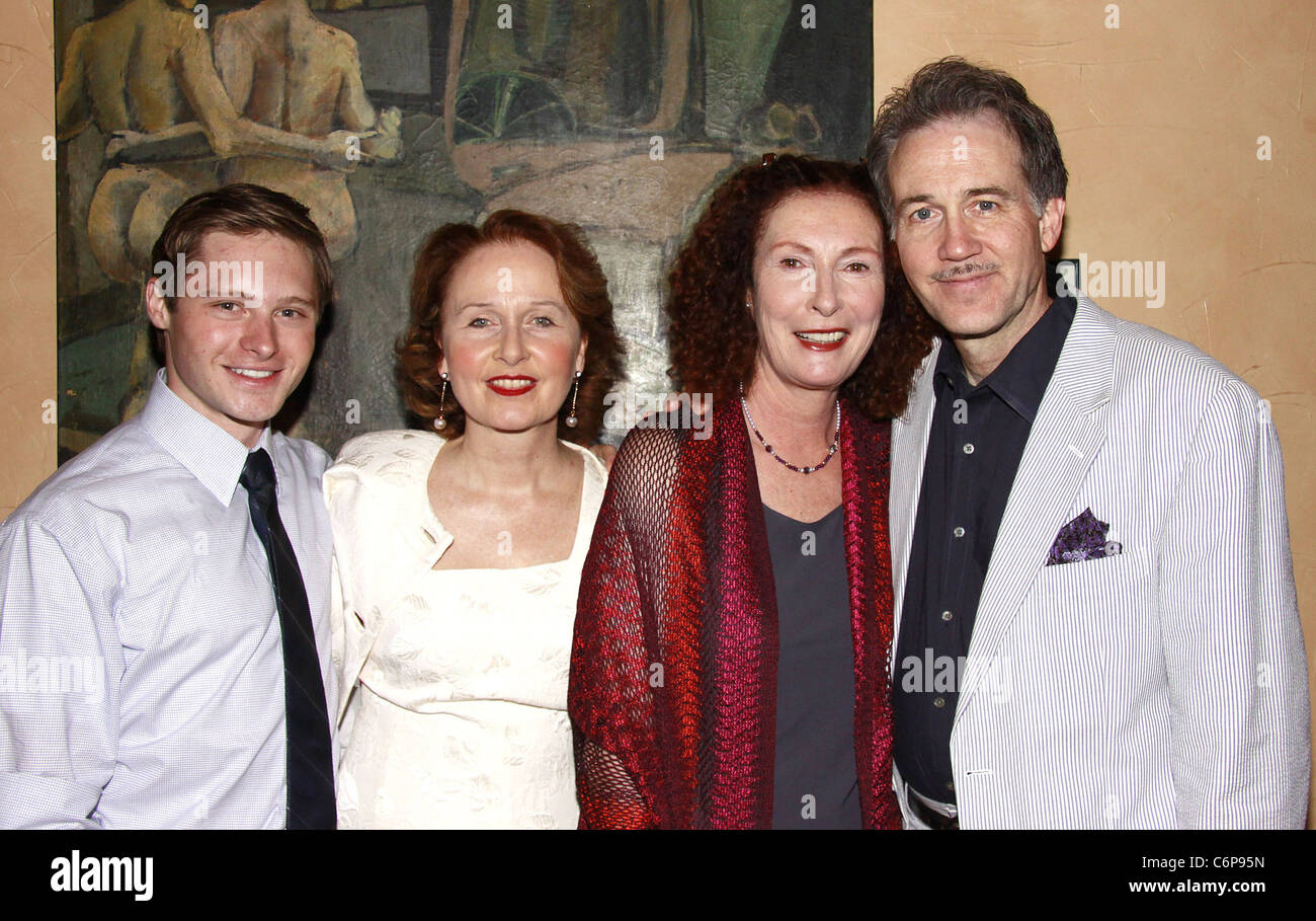 Bobby Steggert, Kate Burton, Brenda Wehle, and Boyd Gaines Opening Night  after party for the Lincoln Center Theater production Stock Photo - Alamy