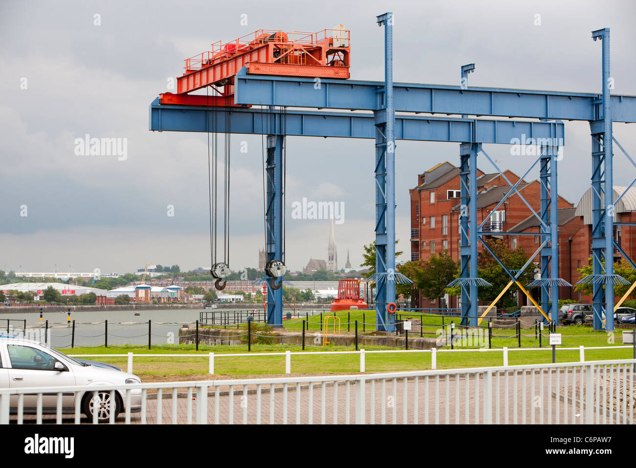 Preston Marina in the old docks, Lancashire, UK Stock Photo - Alamy