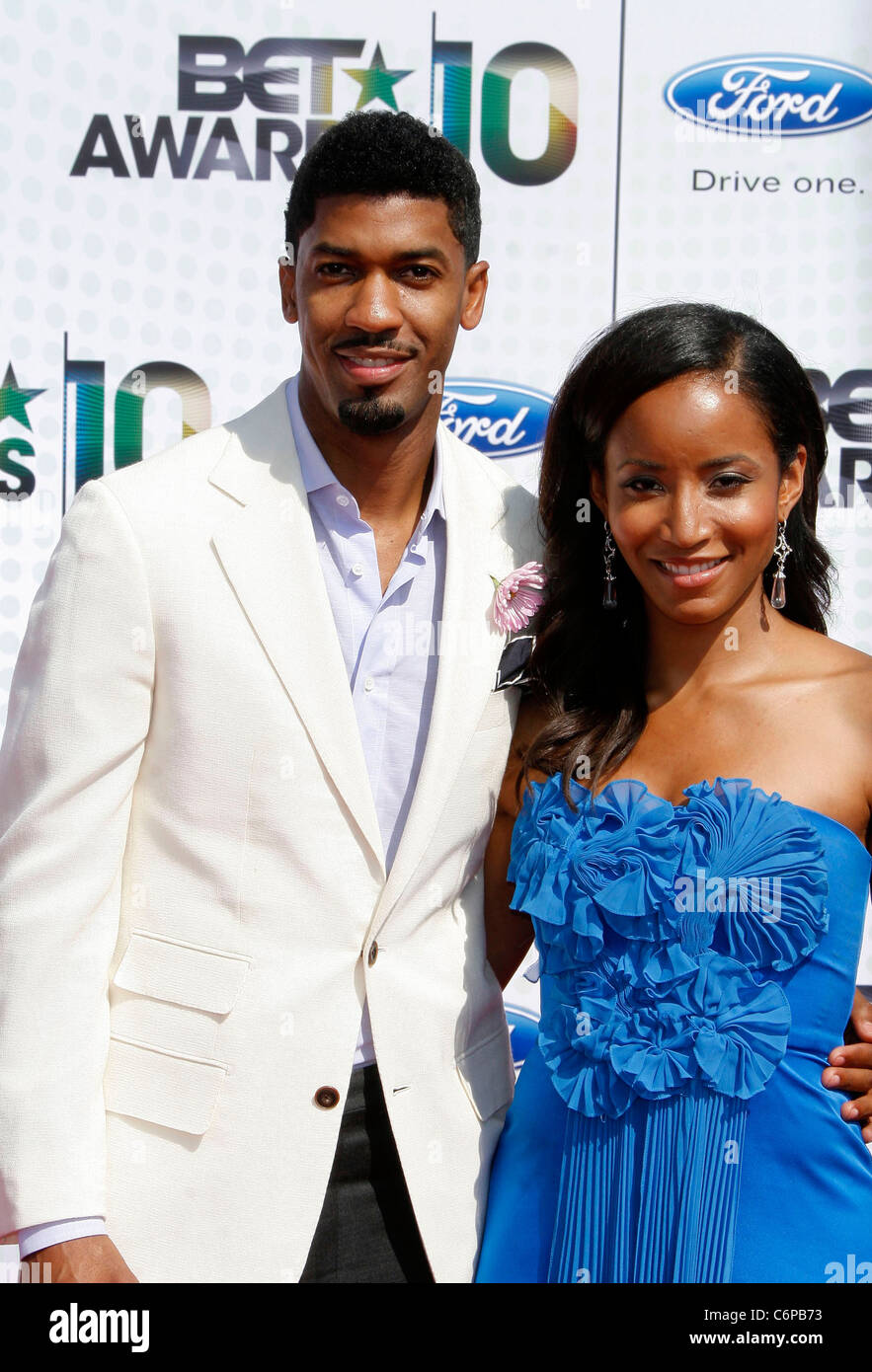 Farnsworth Bentley and Faune Chambers 2010 BET Awards held at the ...