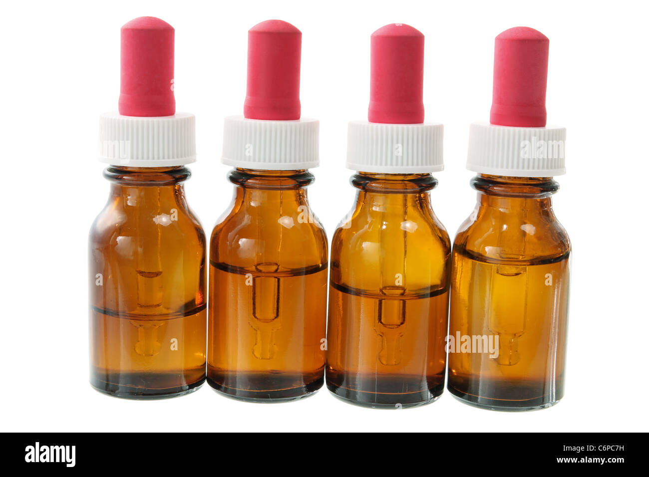 Bottles of Massage Oil Stock Photo Alamy