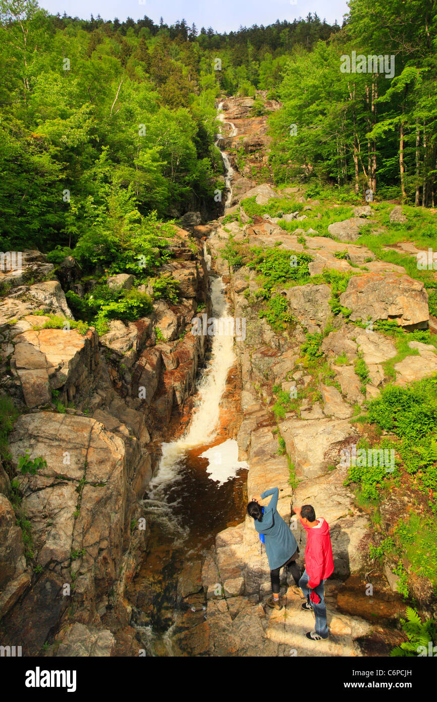 Silver cascades crawford notch state park hires stock photography and