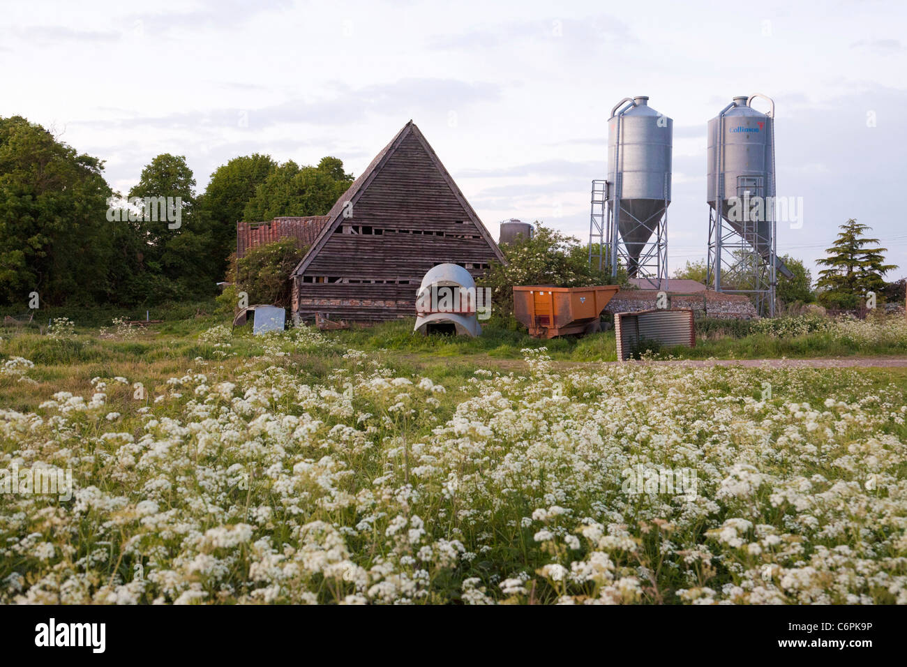 farmyard in Suffolk, UK Stock Photo
