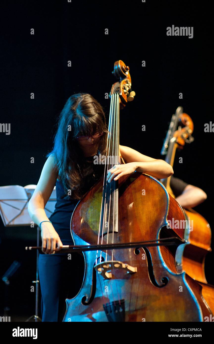 Double Bass Player High Resolution Stock Photography and Images Alamy