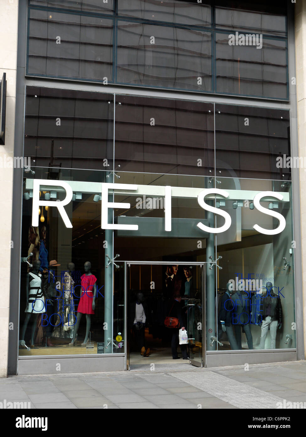 Reiss store on New Cathedral Street in Manchester UK Stock Photo