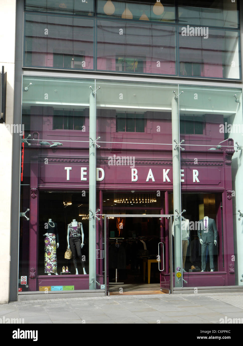 Ted Baker store on New Cathedral Street in Manchester UK Stock Photo