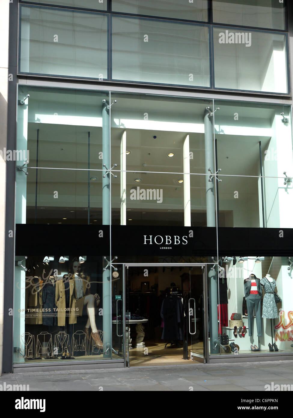Hobbs store on New Cathedral Street in Manchester UK Stock Photo
