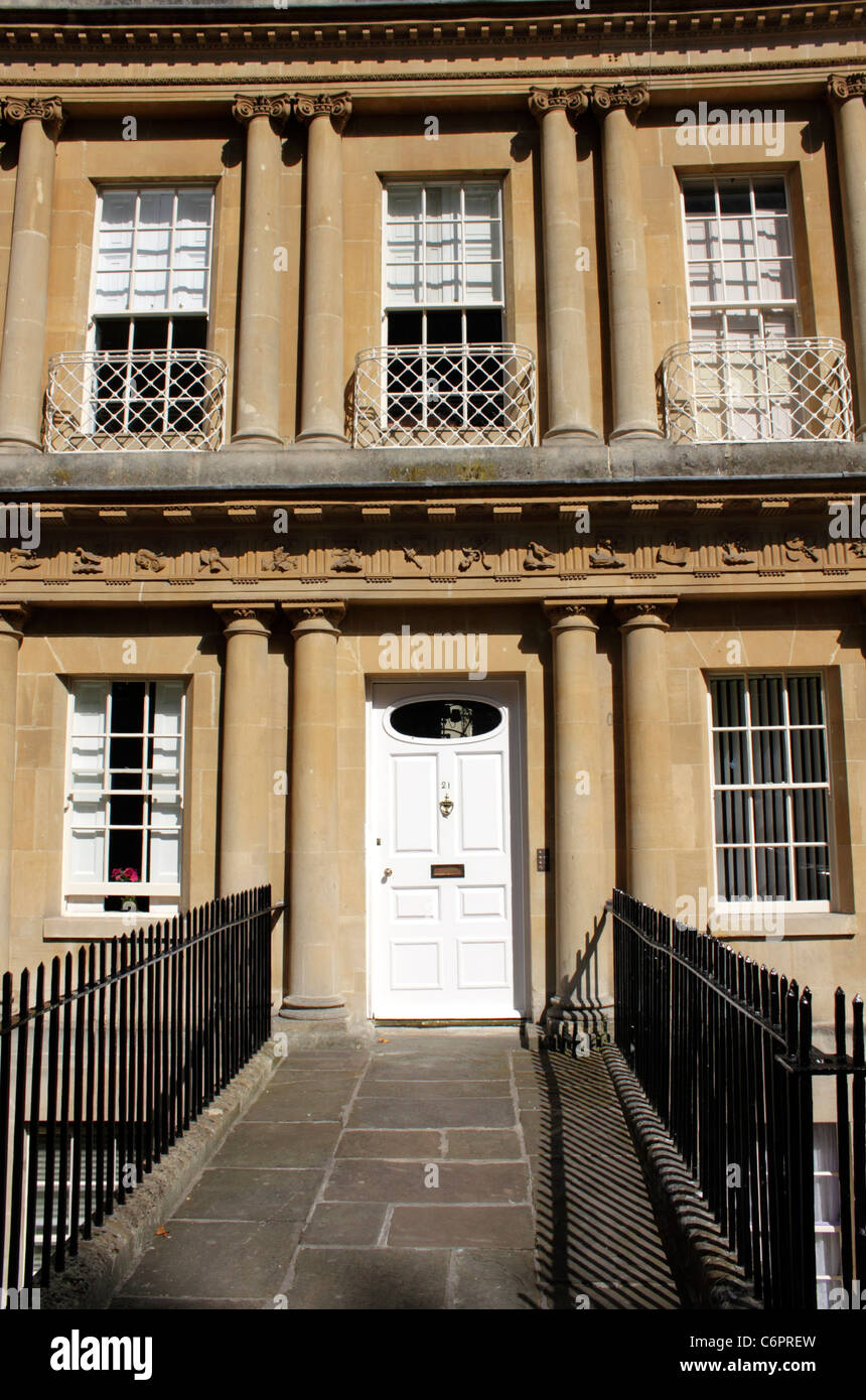 Residence at The Circus Bath Somerset Stock Photo Alamy