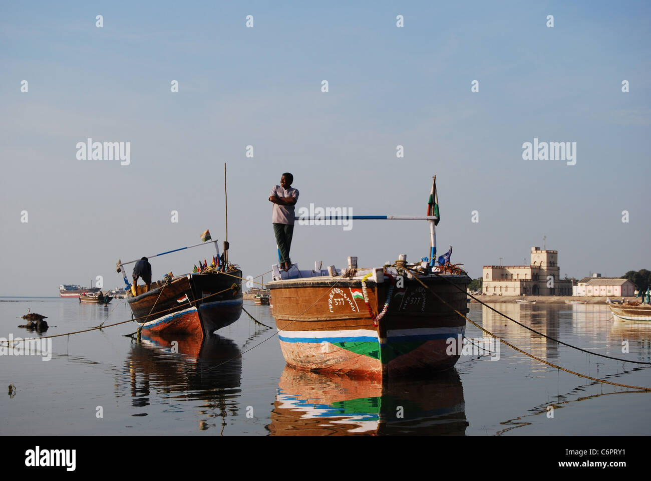 Fishing boats ( India) Stock Photo