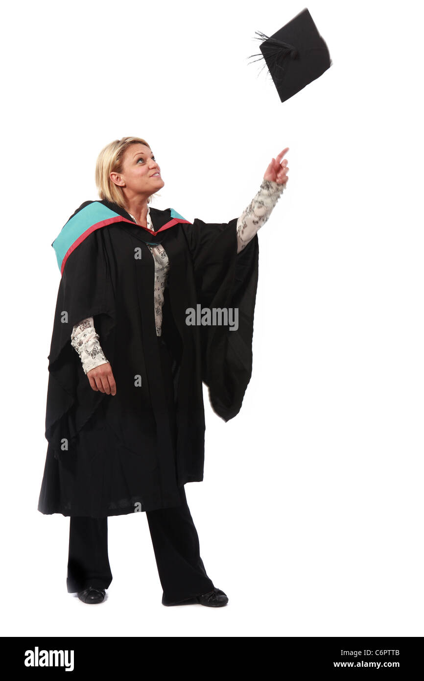 Portrait of student graduation Cut Out Stock Images & Pictures - Alamy