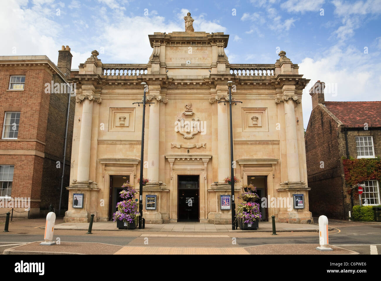 Tuesday Market Place, Kings Lynn, Norfolk, England, UK. The Corn