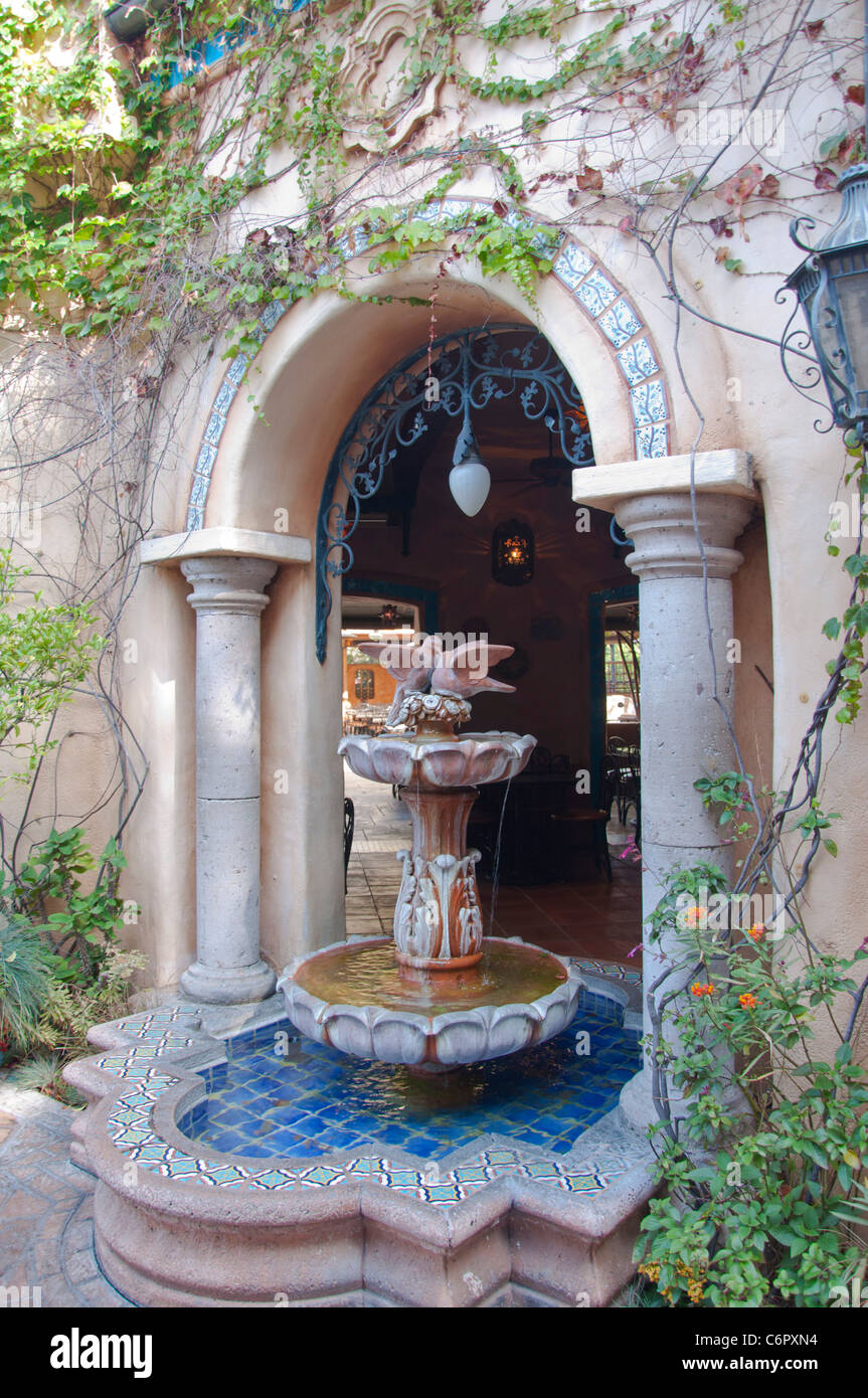 Home Fountain Spanish Courtyard Best Decorations
