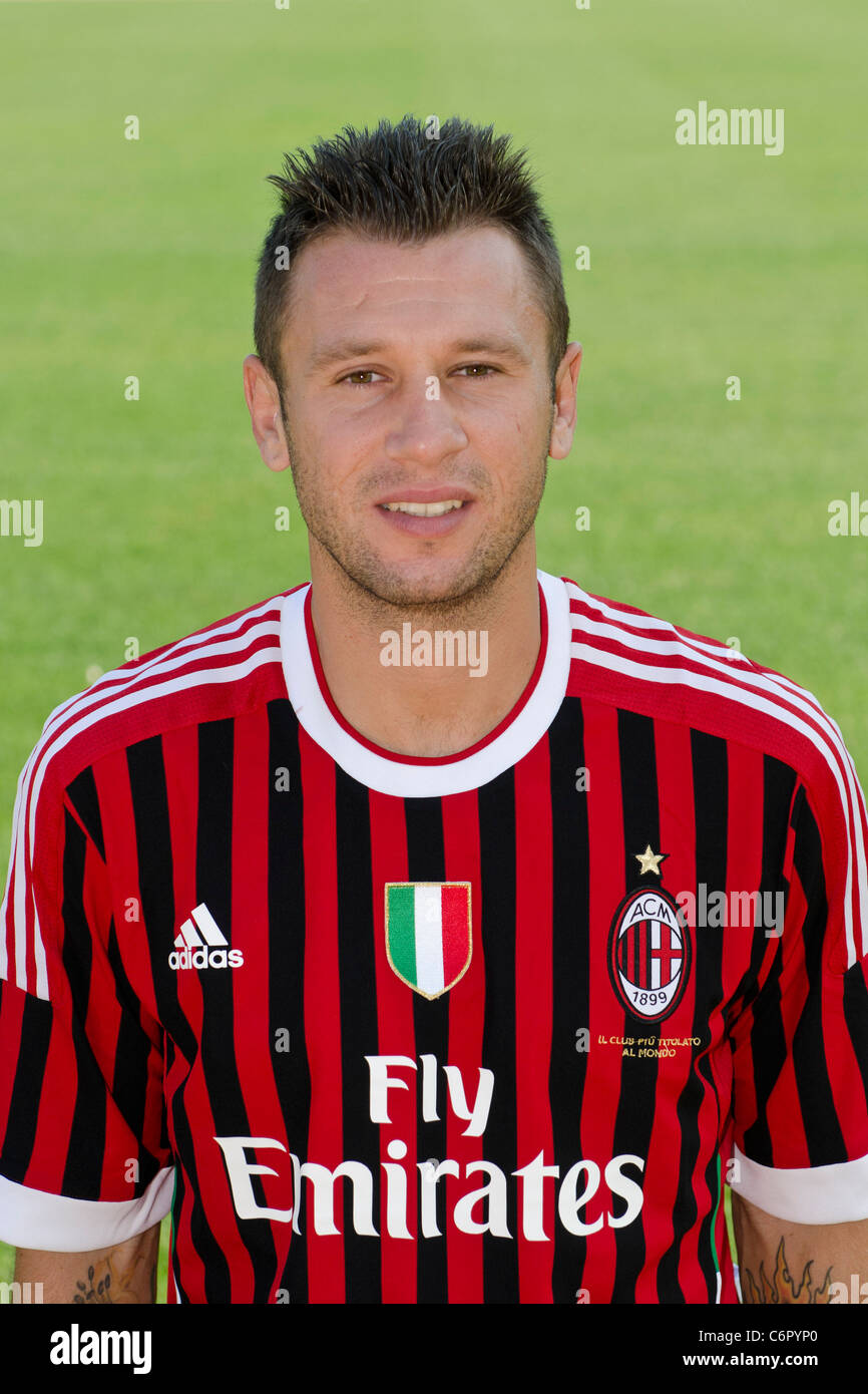 Antonio Cassano (Milan), AUGUST 25, 2011 - Football / Soccer : AC Milan team  photo session in Italy. (Photo by aicfoto/AFLO Stock Photo - Alamy