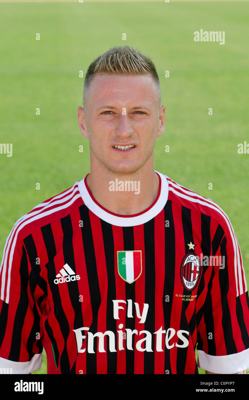 Ignazio Abate (Milan), AUGUST 25, 2011 - Football / Soccer : AC Milan team photo session in Italy. (Photo by aicfoto/AFLO) Stock Photo