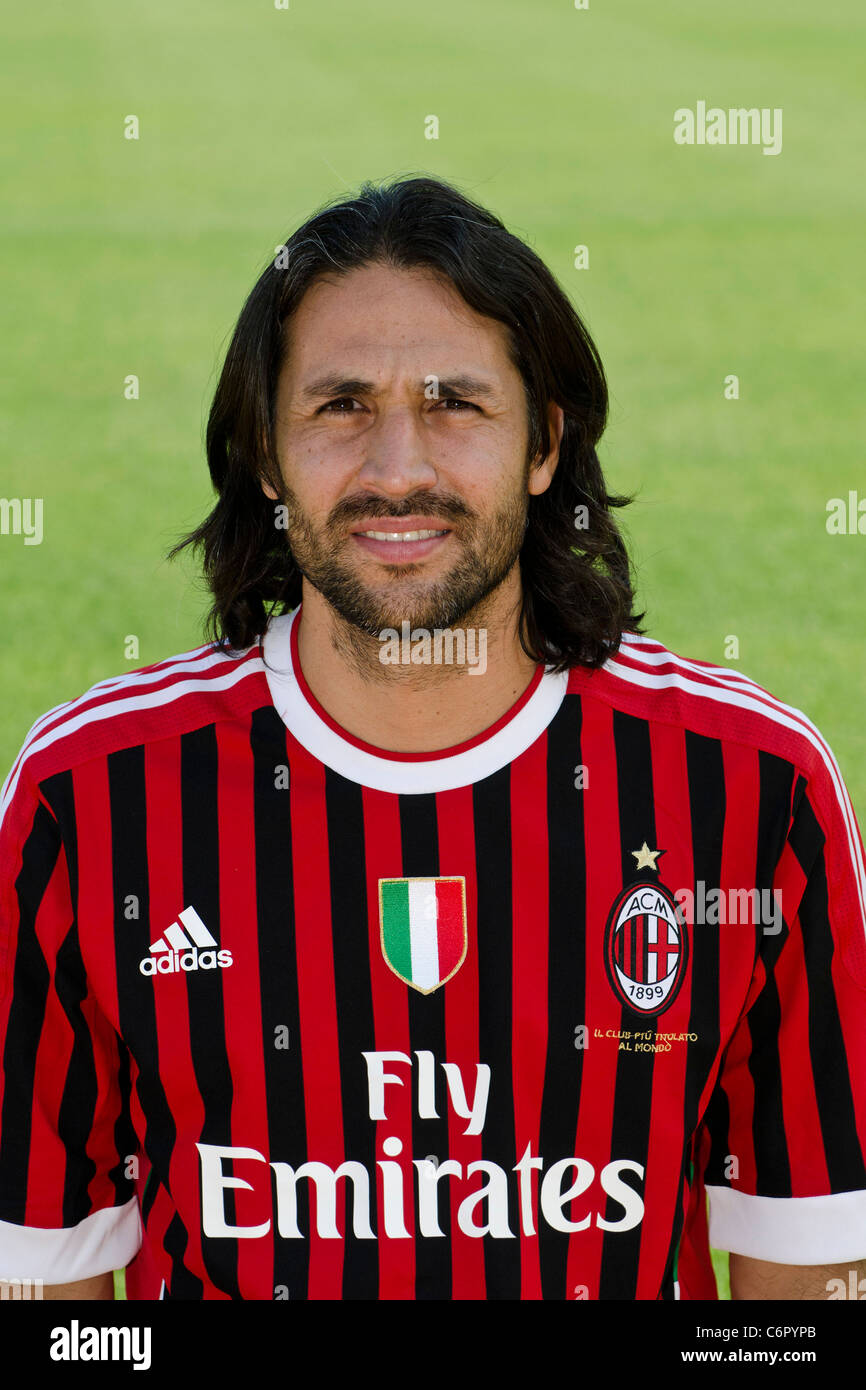 Mario Yepes (Milan), AUGUST 25, 2011 - Football / Soccer : AC Milan team photo session in Italy. (Photo by aicfoto/AFLO) Stock Photo