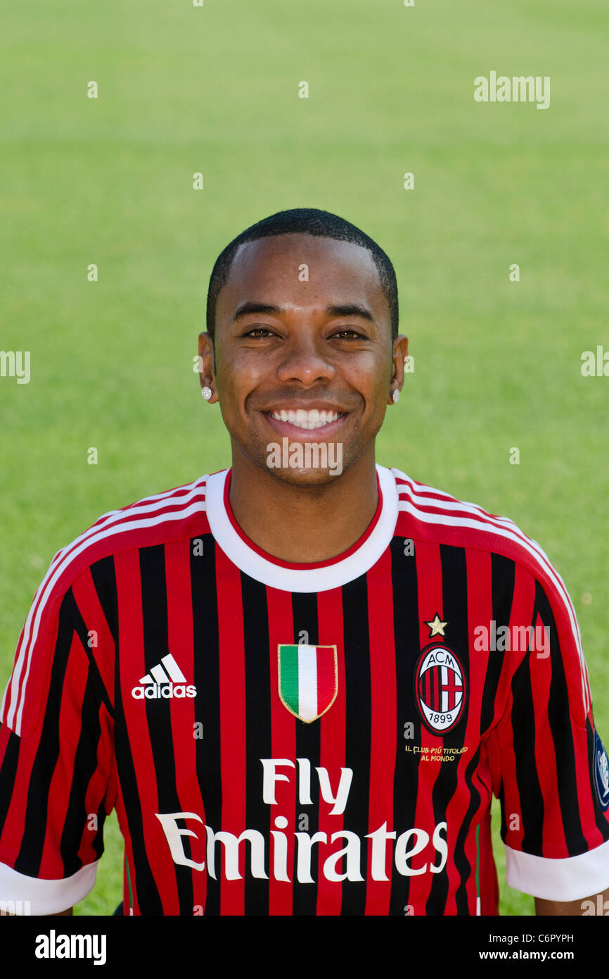 Robinho (Milan), AUGUST 25, 2011 - Football / Soccer : AC Milan team photo session in Italy. (Photo by aicfoto/AFLO) Stock Photo