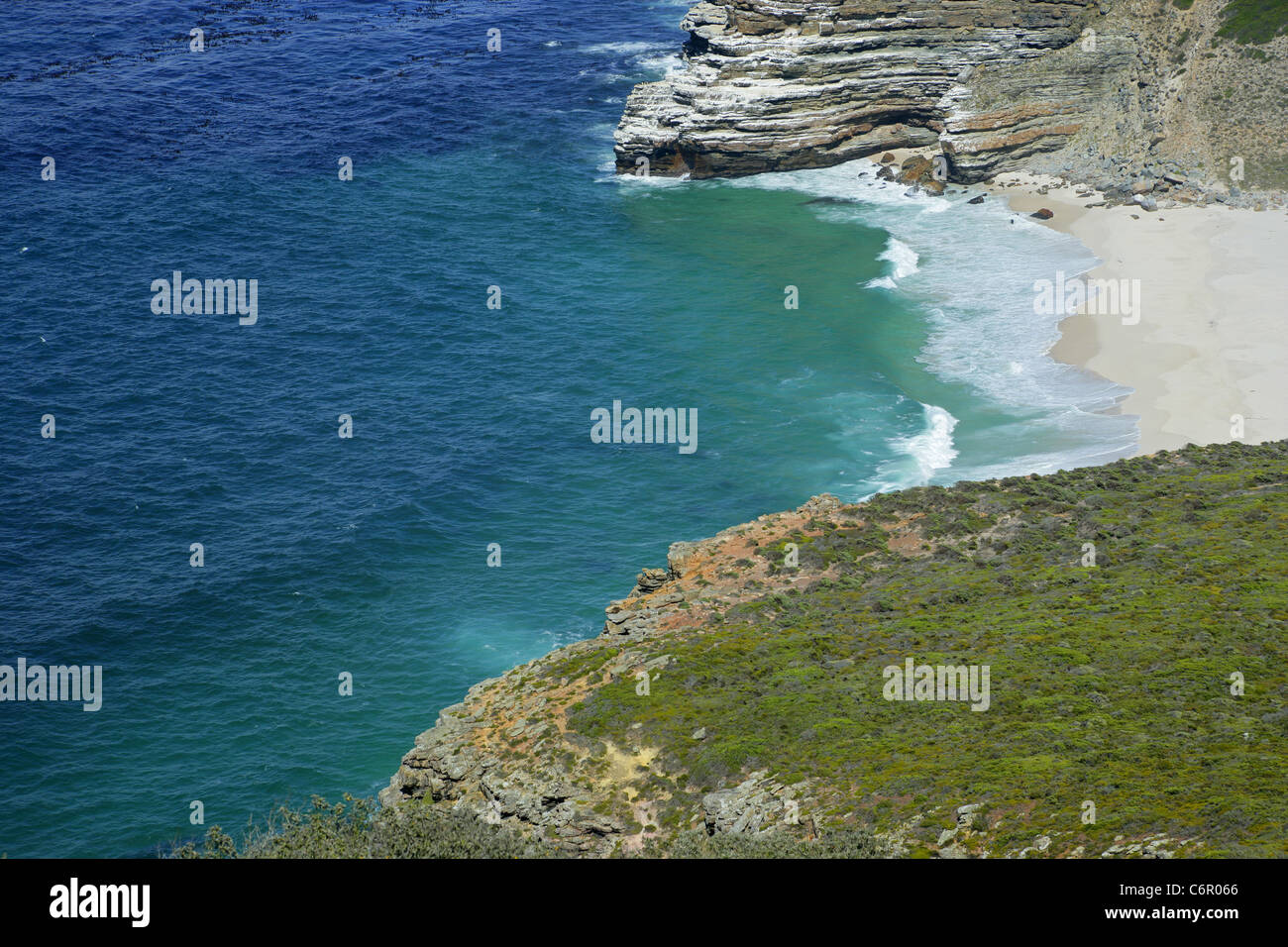 Cape of Good Hope (view from Cape Point), Table Mountain National Park, near Cape Town, South Africa Stock Photo