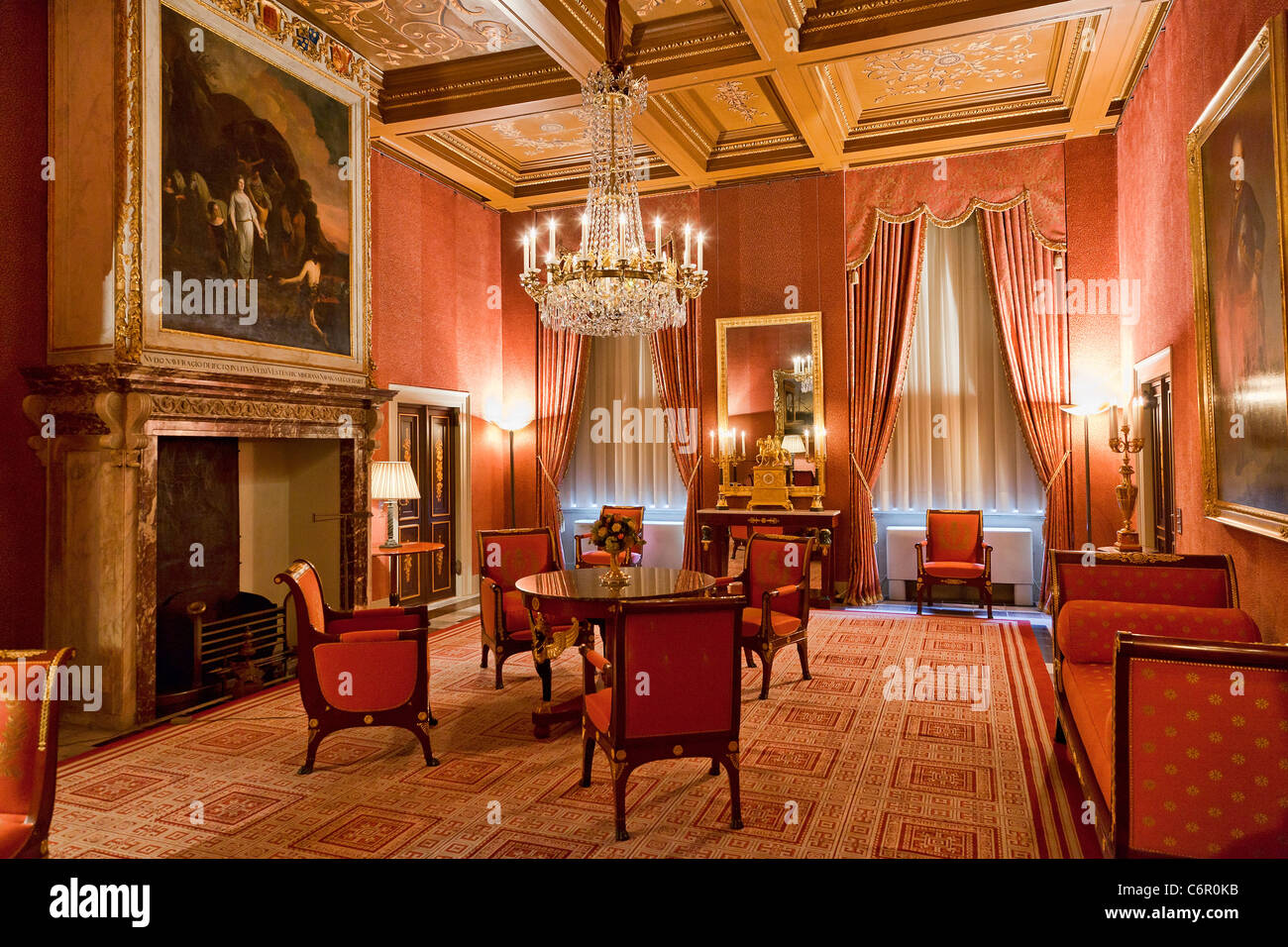 Europe, Netherlands, Amsterdam, The Royal Palace Stock Photo