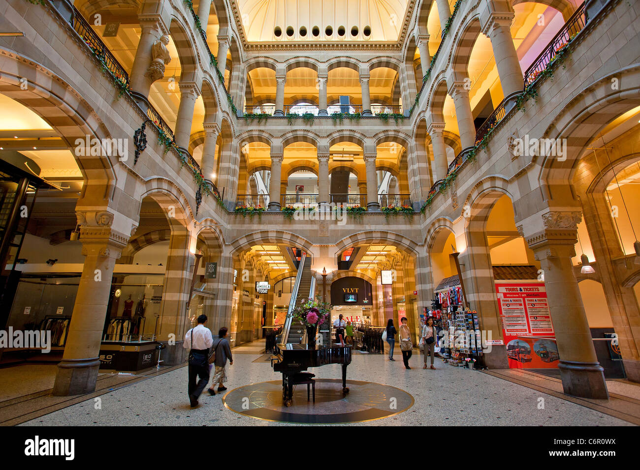 Europe, Netherlands, Amsterdam, The Shopping Mall, Magna Plazza Stock Photo