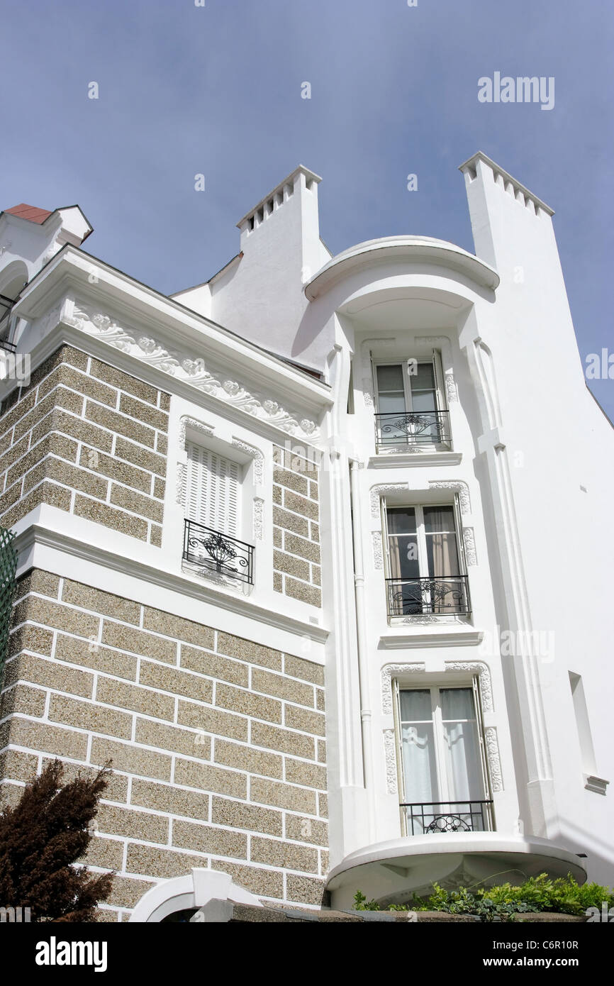 An iconic Art Deco building in Montmartre in Paris, France Stock Photo