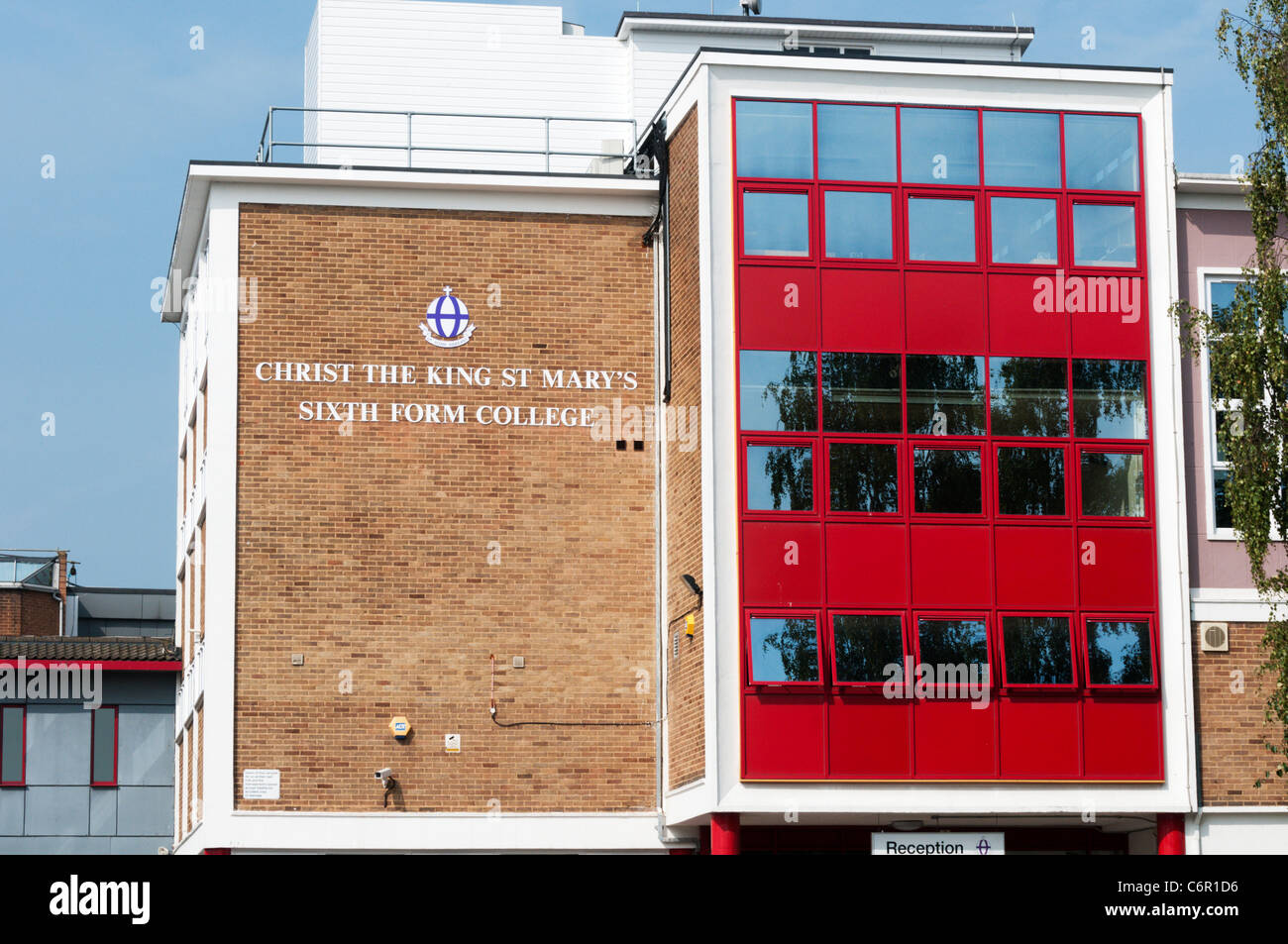 Christ The King St Mary's Sixth Form College at Sidcup in Kent. Stock Photo