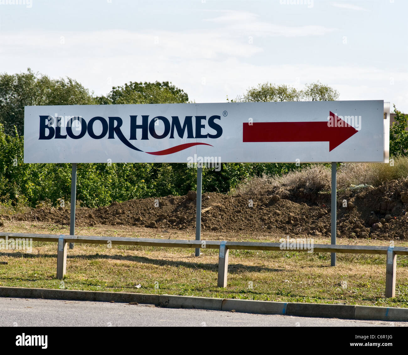 Bloor Homes sign Stock Photo