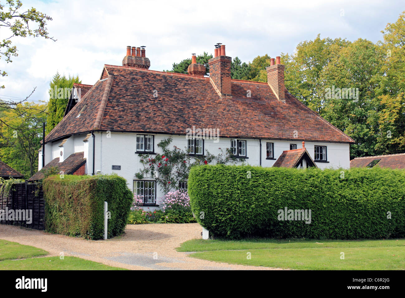 The village of Buckland near Reigate, Surrey England UK Stock Photo Alamy
