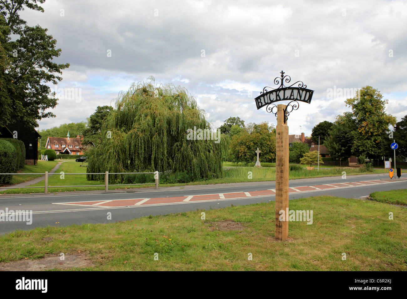 The village of Buckland near Reigate, Surrey England UK Stock Photo Alamy