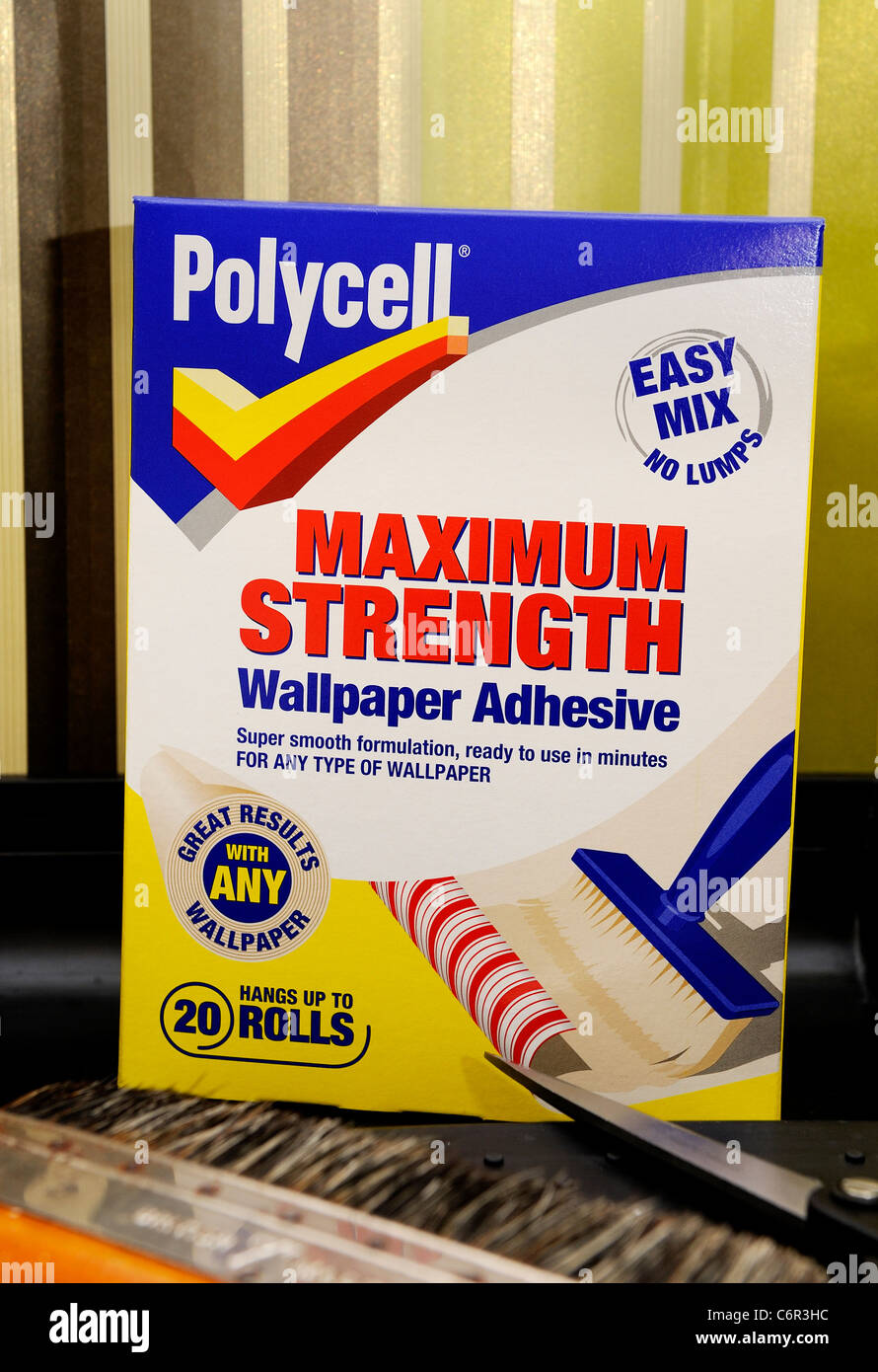 Wallpaper adhesive hires stock photography and images Alamy