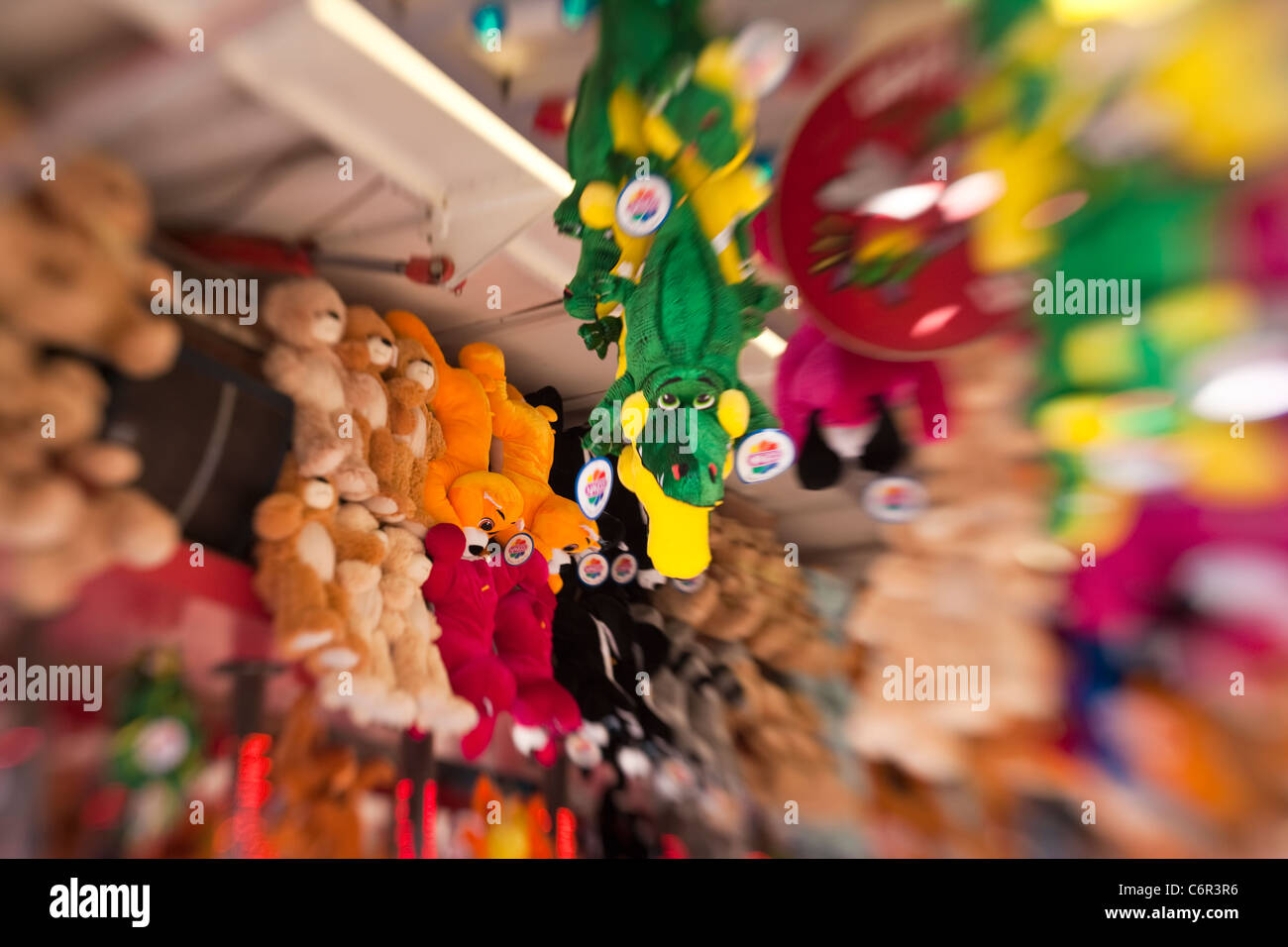 game booth, Santa Barbara Fair, Santa Barbara, California, United States of America Stock Photo