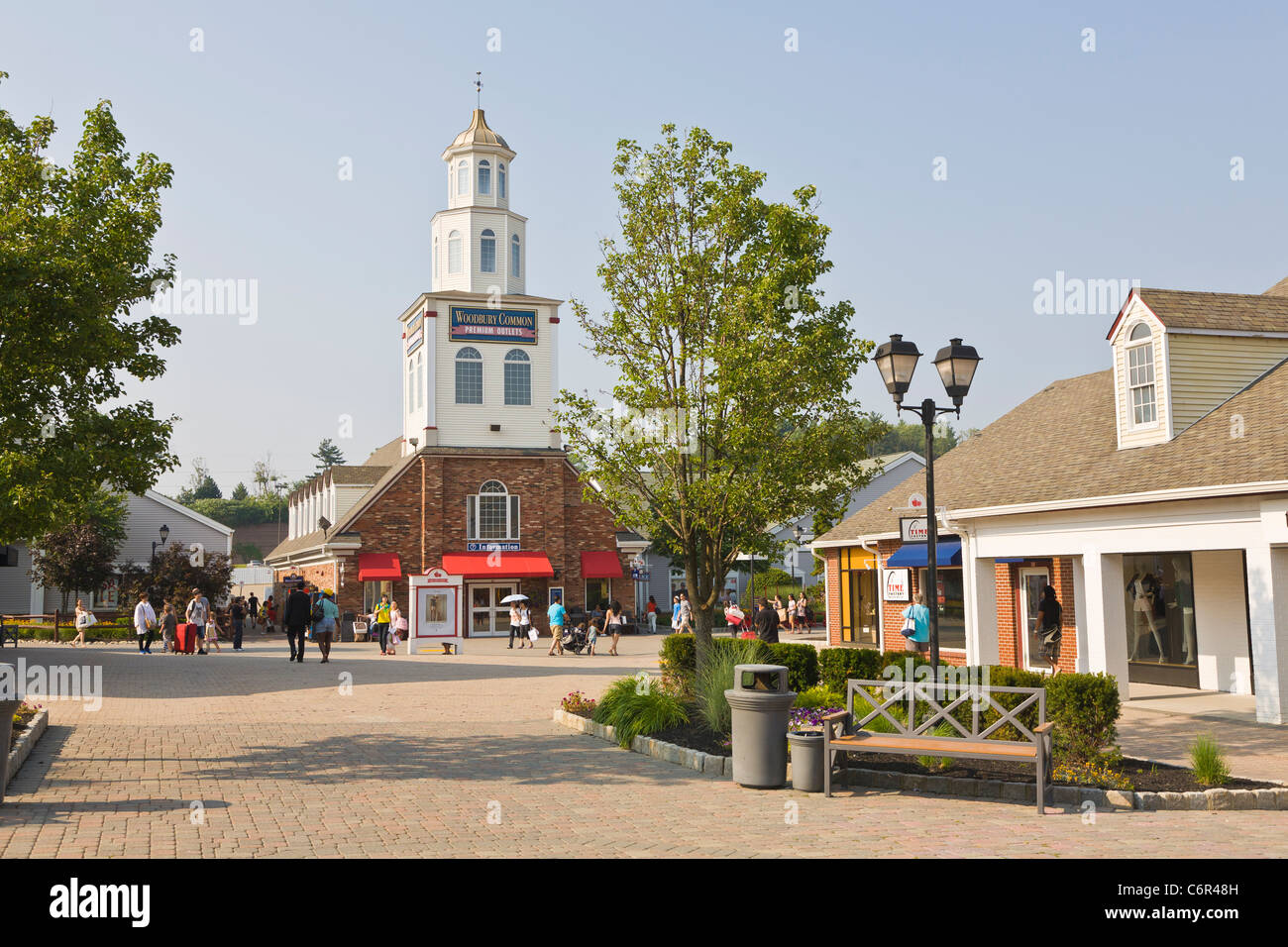 Woodbury Common Outlet Mall in the Hudson Valley town of Central Valley New  York Stock Photo - Alamy