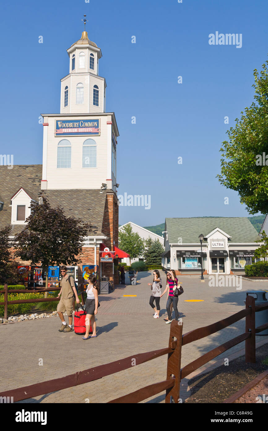 Woodbury Common Outlet Mall in the Hudson Valley town of Central Valley New  York Stock Photo - Alamy