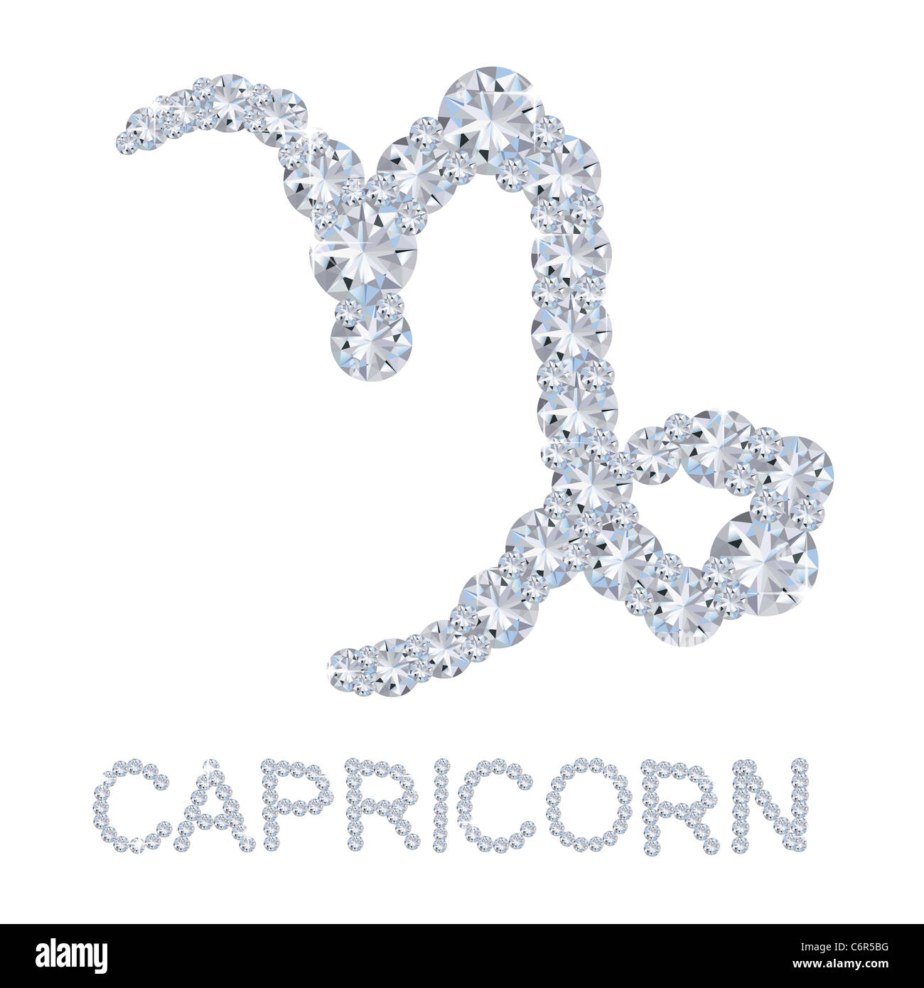 Zodiac sign of diamonds Stock Photo Alamy