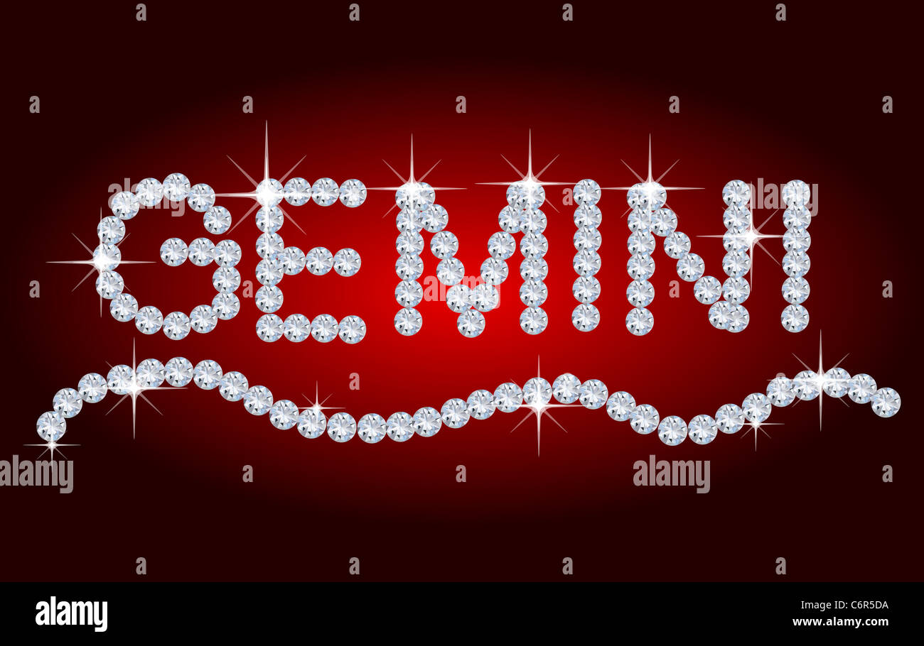 Zodiac sign of diamonds Stock Photo Alamy