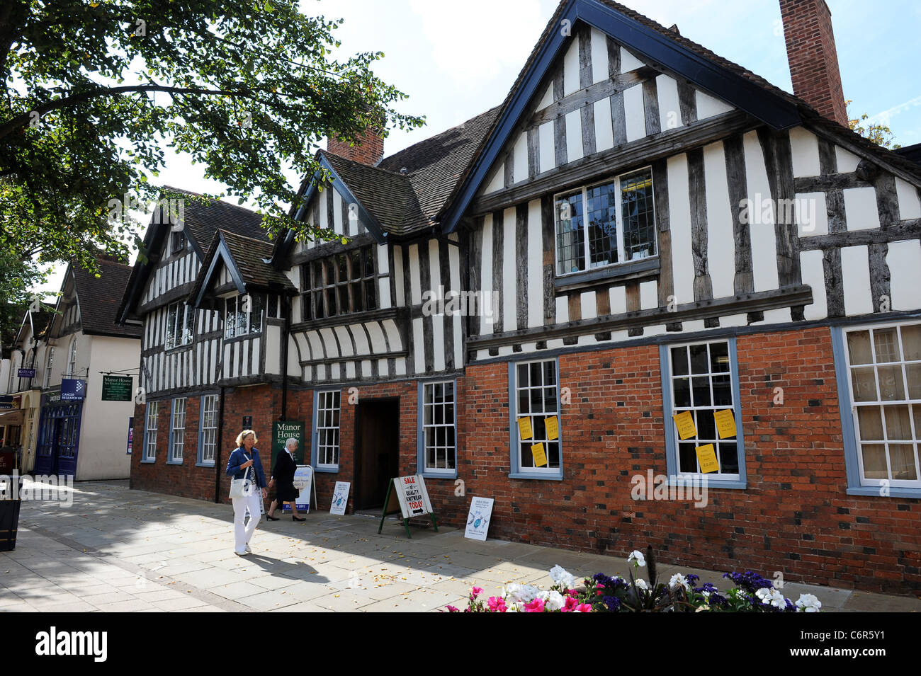 Solihull The Manor House in the West Midlands England Uk Stock Photo