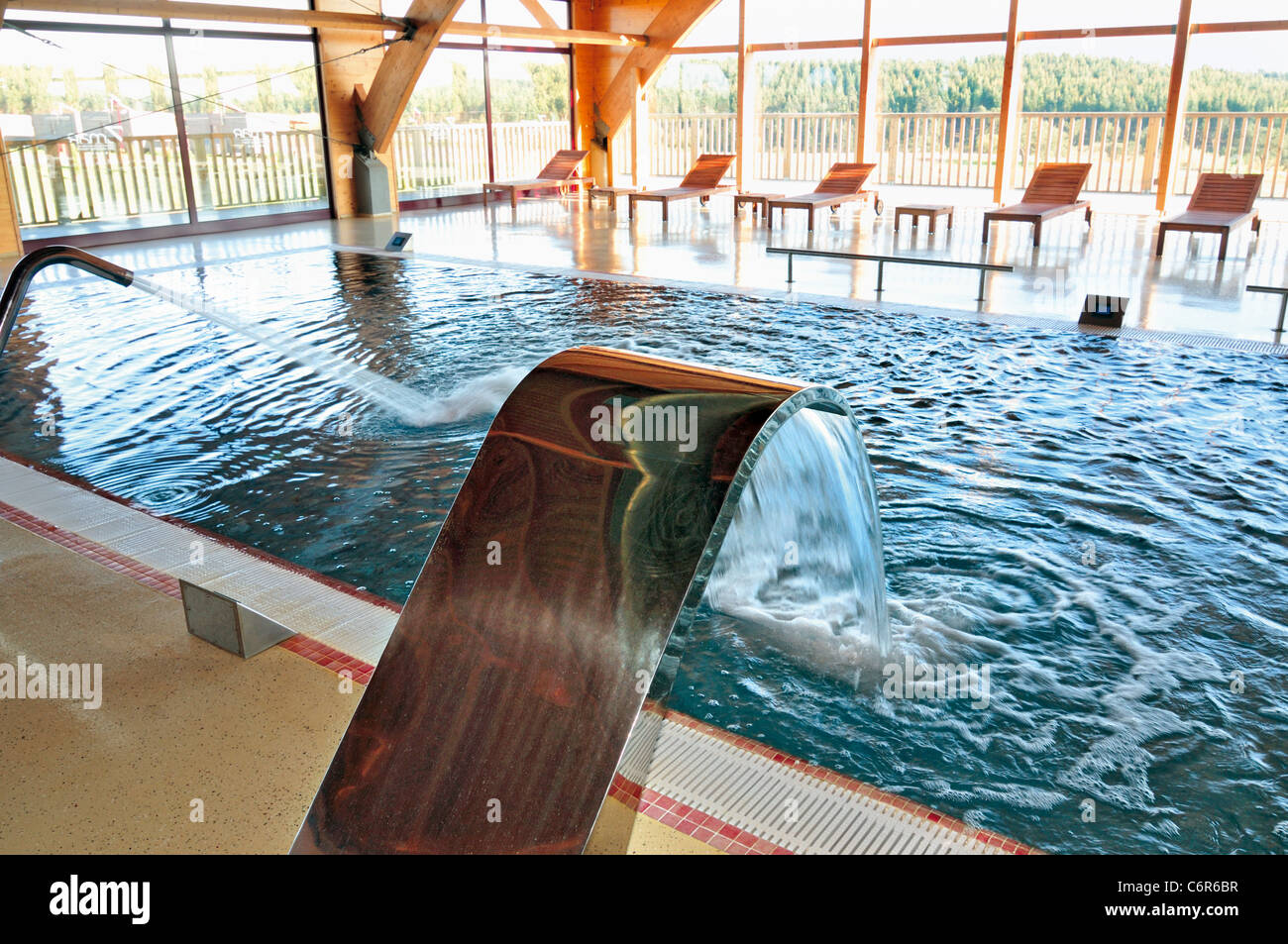 Portugal Alentejo Hydro Massage Pool In The Eco And Camping Resort Spa Zmar In Odemira Stock Photo Alamy