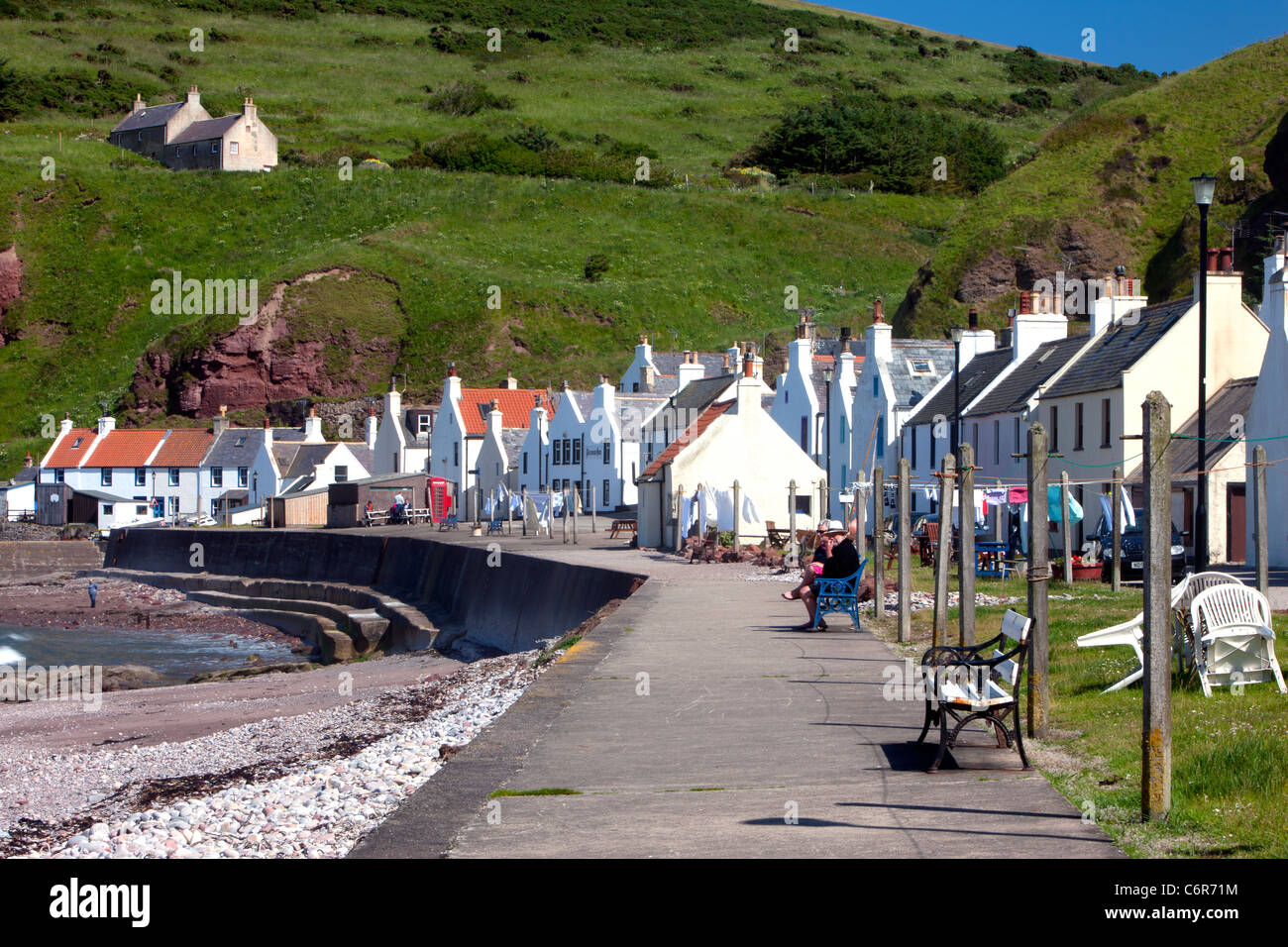 Pennan village, Aberdeenshire, Scotland Stock Photo Alamy