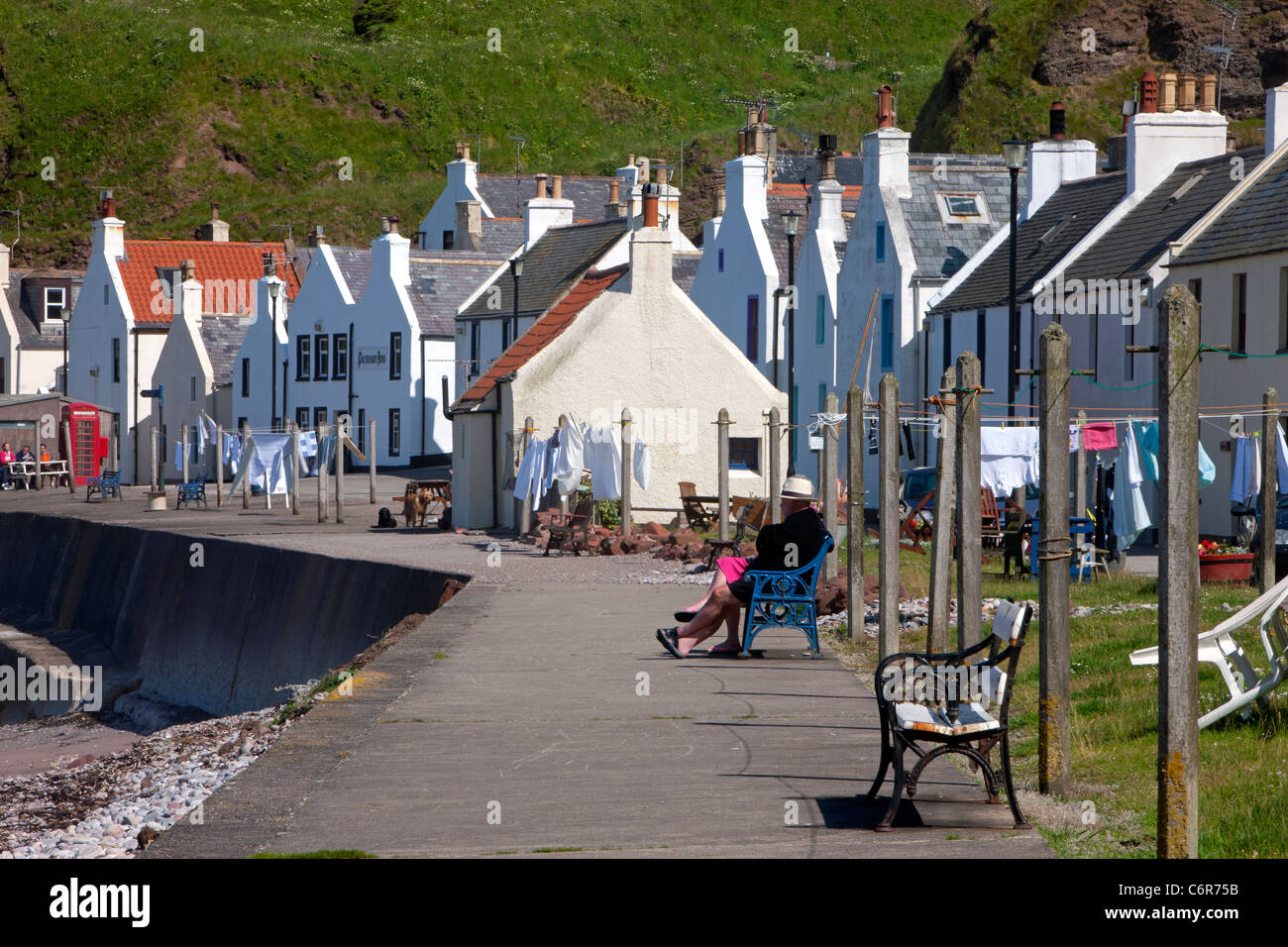 Pennan village, Aberdeenshire, Scotland Stock Photo Alamy