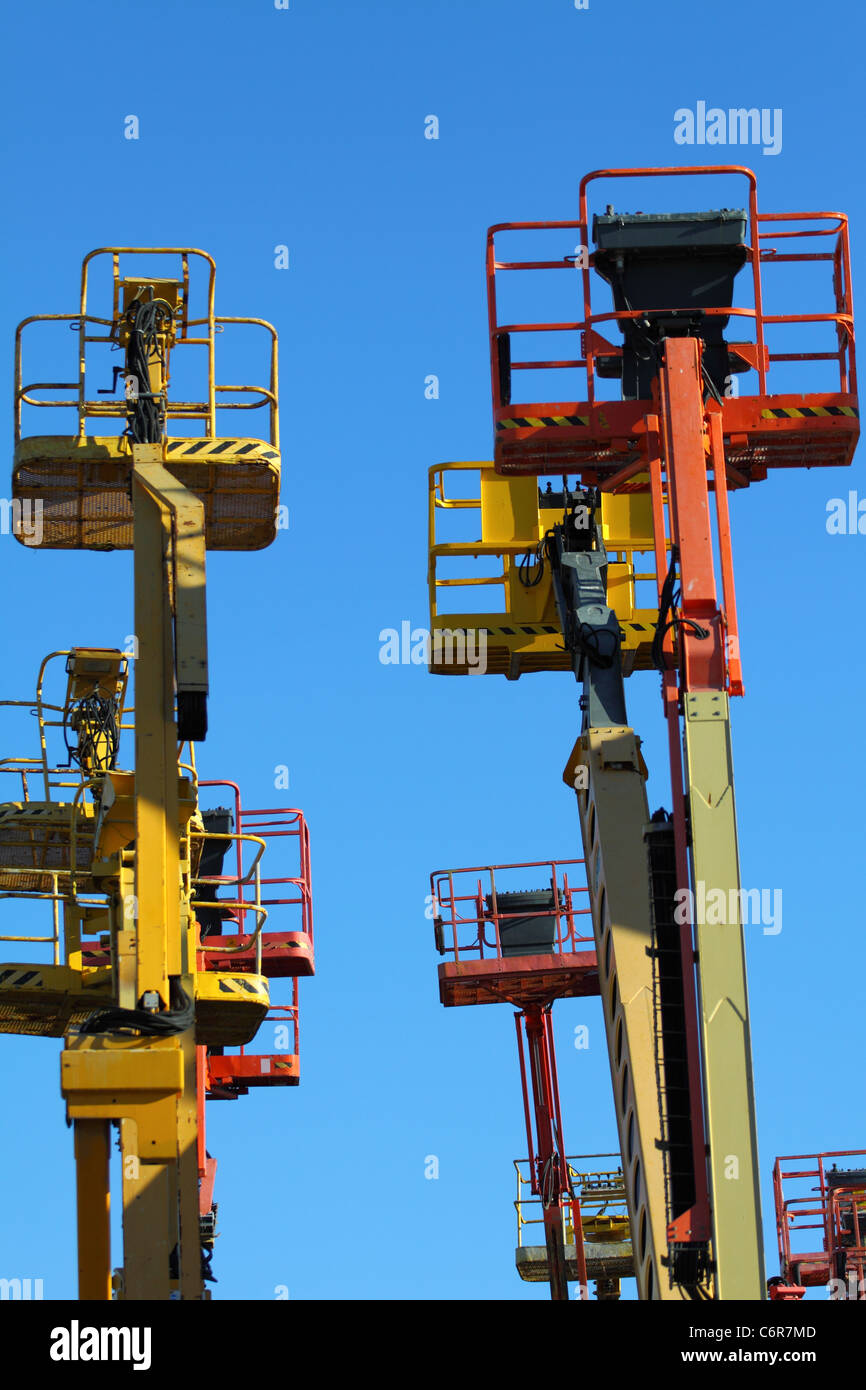 A construction equipment rental yards Stock Photo Alamy
