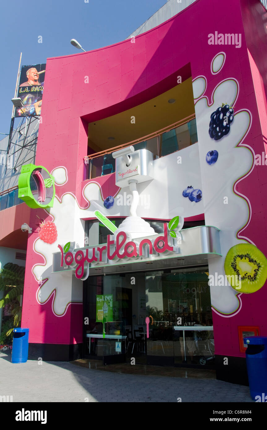 Yogurtland Universal Studios City Walk, Los Angeles, California, USA