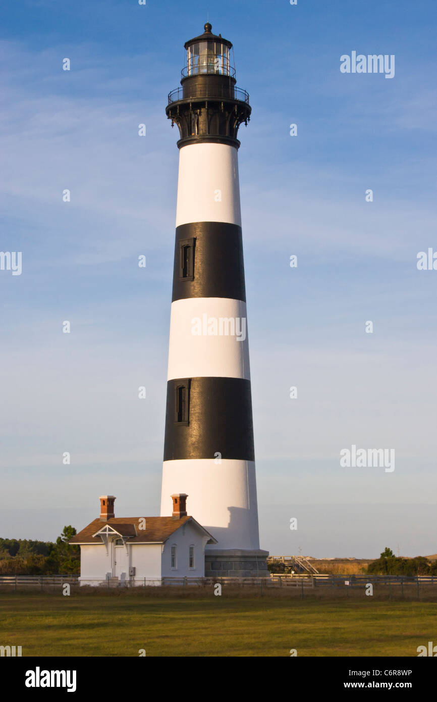 Bodie Island Lighthouse on the Outer Banks of North Carolina. Stock Photo