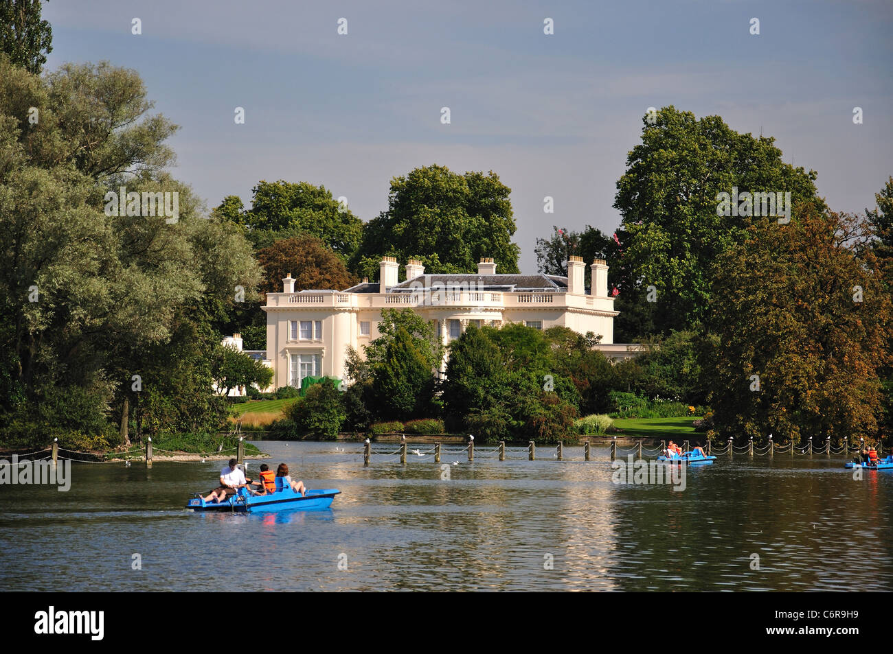 The Holme property by Boating Lake, Regent's Park, City of Westminster, Greater London, England, United Kingdom Stock Photo