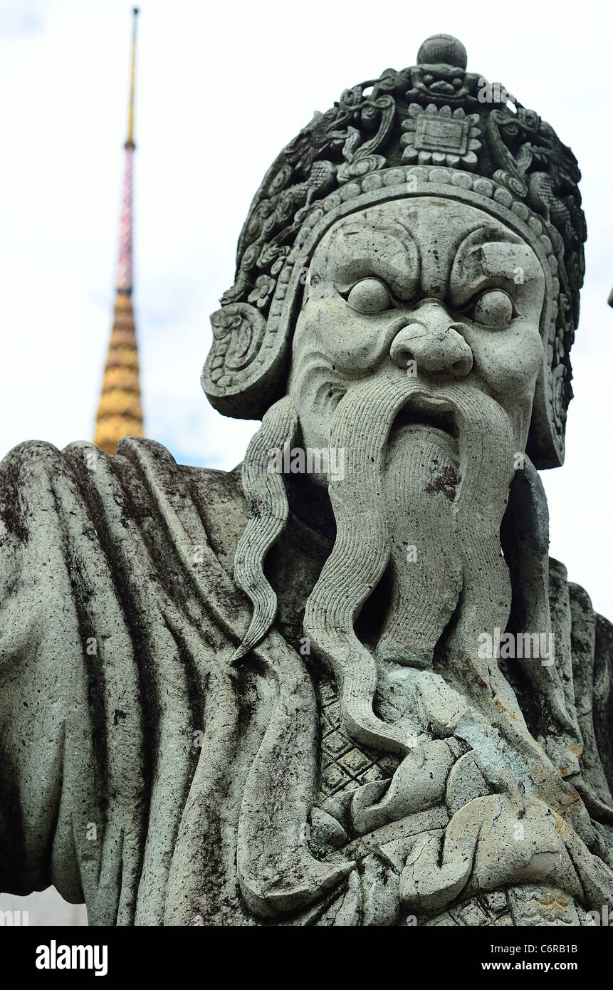 giant statue in the Grand Palace Bangkok Stock Photo - Alamy