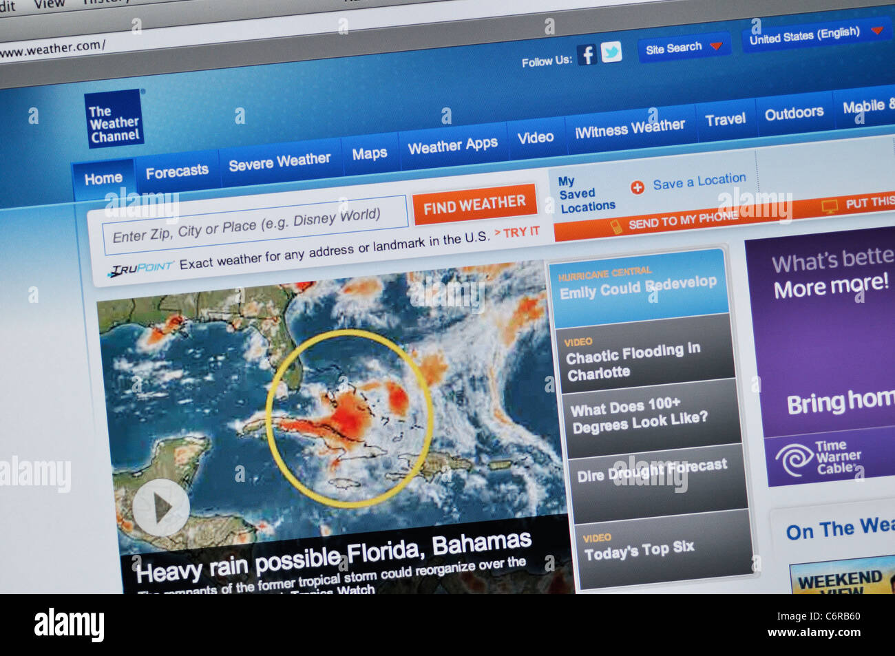 The Weather Channel Website