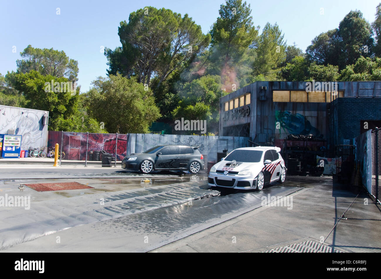 Fire and Car Show at Universal Studios, Los Angeles, California, USA ...