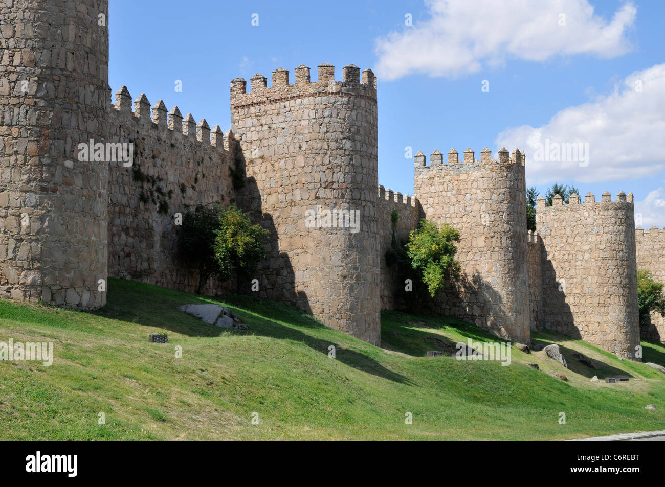 Avila, Spain Medieval walls Stock Photo Alamy