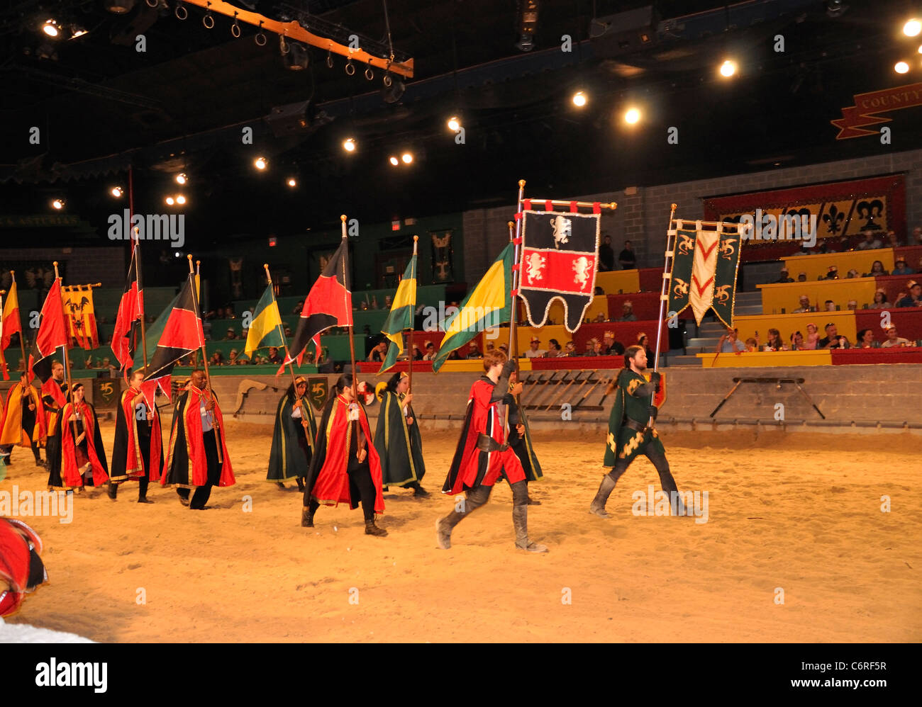 Medieval Times Dinner and Tournament show Stock Photo Alamy