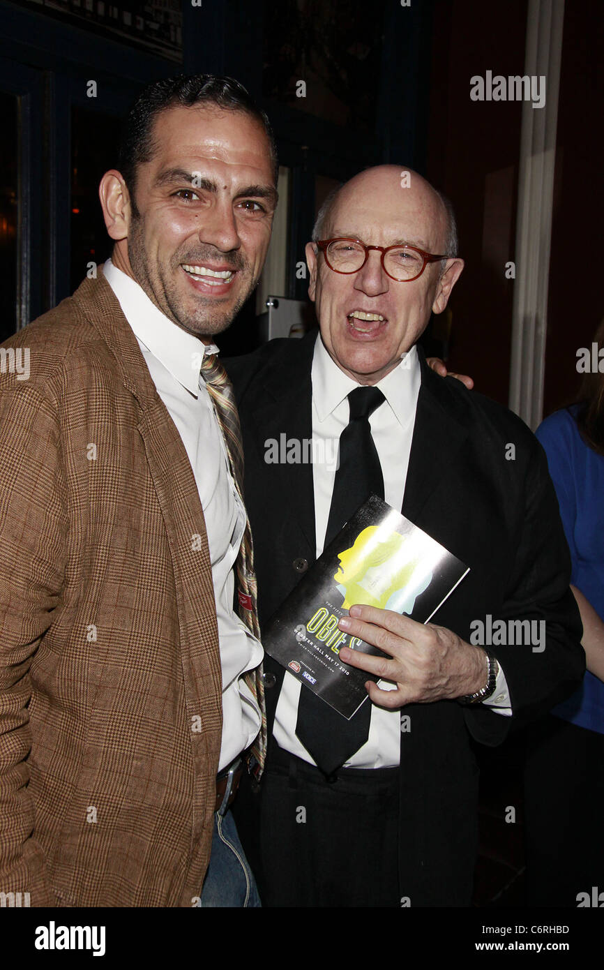 Jonathan Hammond and Mart Crowley attending The 2010 Village Voice OBIE Awards, honoring the best of Off-Broadway, held at Stock Photo