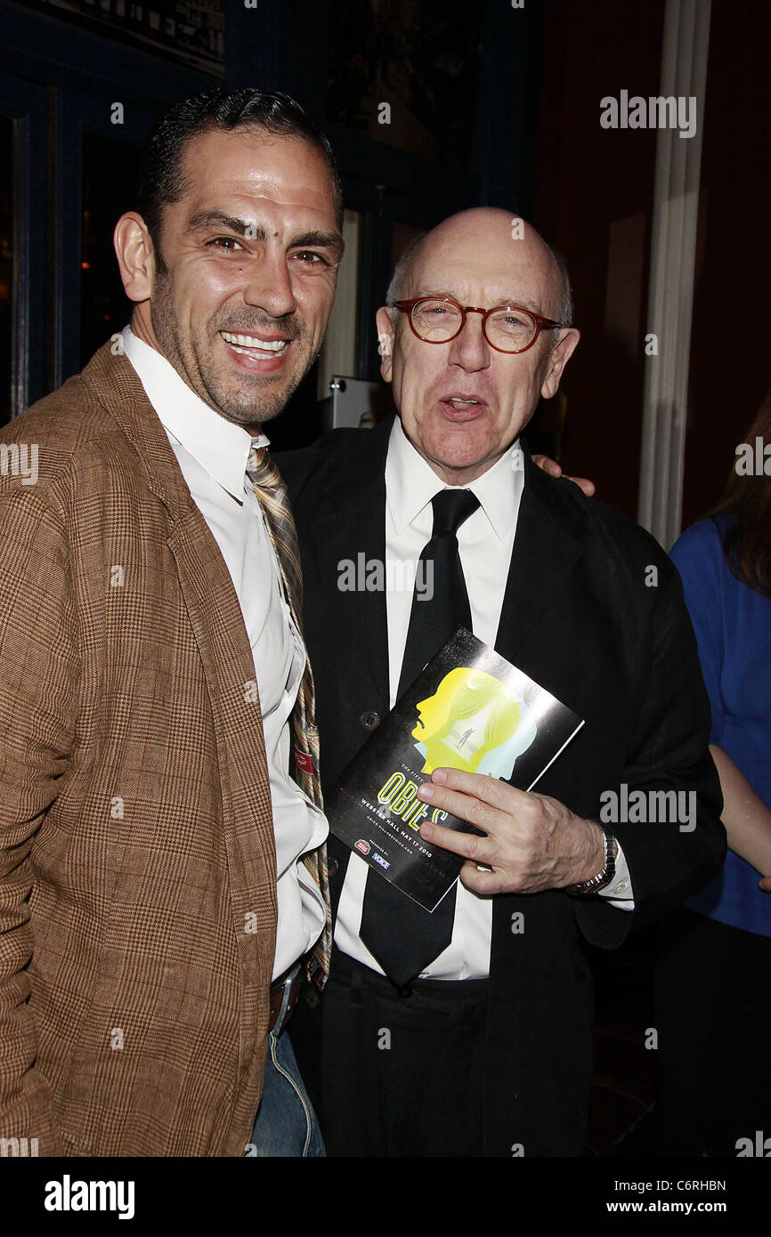 Jonathan Hammond and Mart Crowley attending The 2010 Village Voice OBIE Awards, honoring the best of Off-Broadway, held at Stock Photo