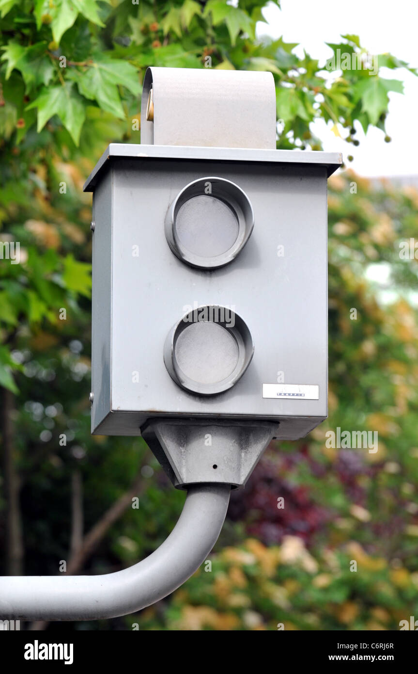 Traffic light camera, London, Britain, UK Stock Photo