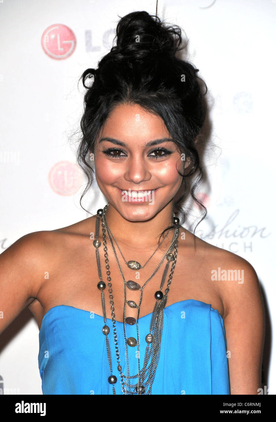 Vanessa Hudgens A Night Of Fashion & Technology With LG Mobile Phones hosted by Victoria Beckham and Eva Longoria at Soho Stock Photo